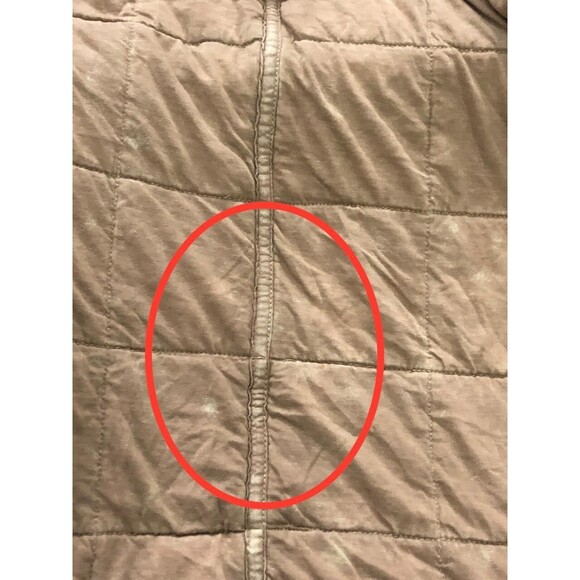 Free People Dolman Quilted Knit Jacket Top Oversized Zip-up Slouchy XL 276736 - Picture 10 of 11